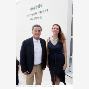 Άνδρος εγκαίνια της μεγάλης αναδρομικής έκθεσης του Ιδρύματος Β&Ε Γουλανδρή TAKIS 1∞