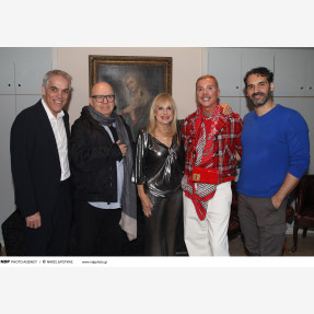 Καλλιτεχνικές συναντήσεις στο Charity Event του Χρήστου Τεντόμα, στηρίζοντας το “Σπίτι Του Ηθοποιού”!