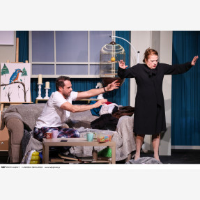 "Μαύρη Γαλότσα" της Βάσιας Αργέντη, μια κωμωδία για όλη την οικογένεια με τους: Ελένη Καστάνη, Μέμο Μπεγνή και Αντιγόνη Νάκα