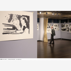 Ίδρυμα Μιχάλη Κακογιάννη.Εγκαίνια έκθεσης "TRISTRATO" του Απόστολου Χαντζαρά