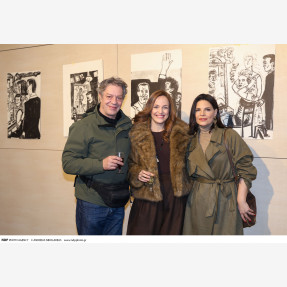 Ίδρυμα Μιχάλη Κακογιάννη.Εγκαίνια έκθεσης "TRISTRATO" του Απόστολου Χαντζαρά