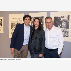 Ίδρυμα Μιχάλη Κακογιάννη.Εγκαίνια έκθεσης "TRISTRATO" του Απόστολου Χαντζαρά