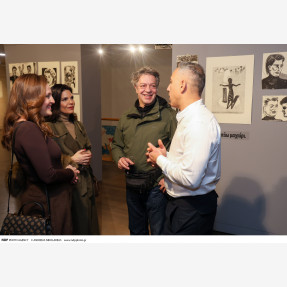 Ίδρυμα Μιχάλη Κακογιάννη.Εγκαίνια έκθεσης "TRISTRATO" του Απόστολου Χαντζαρά