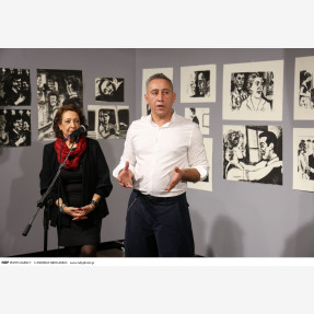 Ίδρυμα Μιχάλη Κακογιάννη.Εγκαίνια έκθεσης "TRISTRATO" του Απόστολου Χαντζαρά