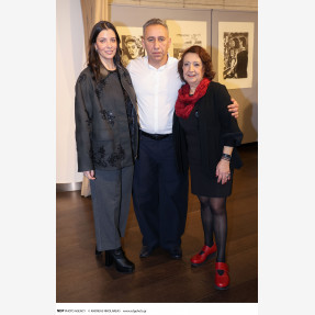 Ίδρυμα Μιχάλη Κακογιάννη.Εγκαίνια έκθεσης "TRISTRATO" του Απόστολου Χαντζαρά