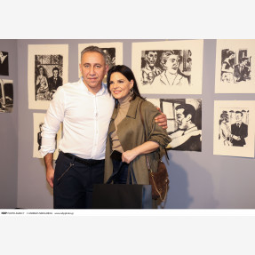 Ίδρυμα Μιχάλη Κακογιάννη.Εγκαίνια έκθεσης "TRISTRATO" του Απόστολου Χαντζαρά