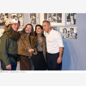 Ίδρυμα Μιχάλη Κακογιάννη.Εγκαίνια έκθεσης "TRISTRATO" του Απόστολου Χαντζαρά