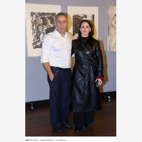 Ίδρυμα Μιχάλη Κακογιάννη.Εγκαίνια έκθεσης "TRISTRATO" του Απόστολου Χαντζαρά