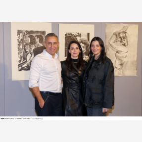 Ίδρυμα Μιχάλη Κακογιάννη.Εγκαίνια έκθεσης "TRISTRATO" του Απόστολου Χαντζαρά