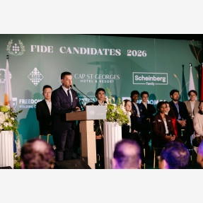 Το “Cap St Georges Hotel & Resort” φιλοξενεί την πιο σημαντική διοργάνωση, το Παγκόσμιο Πρωτάθλημα Σκακιού της “FIDE Candidates Tournament 2026” και έτσι  η Κύπρος έκανε……Ματ….στο σκάκι!