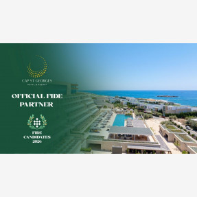 Το “Cap St Georges Hotel & Resort” φιλοξενεί την πιο σημαντική διοργάνωση, το Παγκόσμιο Πρωτάθλημα Σκακιού της “FIDE Candidates Tournament 2026” και έτσι  η Κύπρος έκανε……Ματ….στο σκάκι!