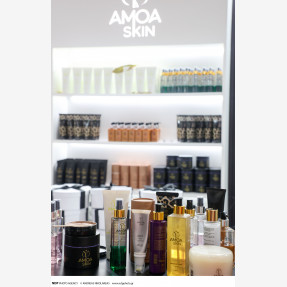 Λαμπερές παρουσίες για την “Amoa Skin”, που εντυπωσίασε στο πλαίσιο της 31ης διεθνούς έκθεσης επαγγελματικών προϊόντων ομορφιάς “Beauty Greece”!