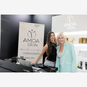 Meeting point επωνύμων και beauty aficionados το corner της “Amoa Skin”, που εντυπωσίασε στο πλαίσιο της 11ης έκθεσης “Beauty Macedonia” στην καρδιά της Θεσσαλονίκης!